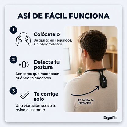 Corrector de Postura con Microvibración